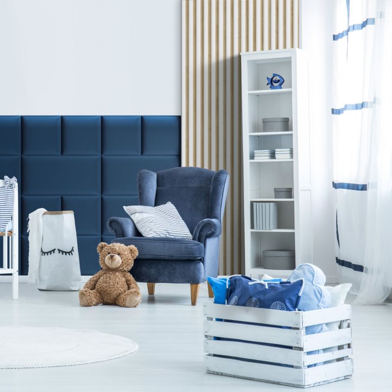Stegu Linea Slim væglamel 265 x 15 cm panel hvid/eg 3 dele - 1 stk.