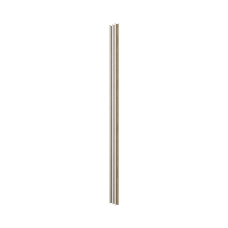 Stegu Linea Slim væglamel 265 x 15 cm panel hvid/eg 3 dele - 1 stk.