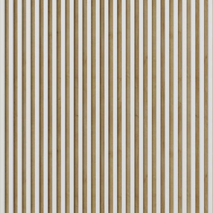 Stegu Linea Slim væglamel 265 x 15 cm panel hvid/eg 3 dele - 1 stk.