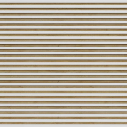 Stegu Linea Slim væglamel 265 x 15 cm panel hvid/eg 3 dele - 1 stk.