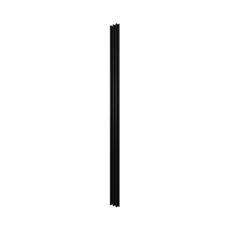 Stegu Linea Slim væglamel 265 x 15 cm panel sort / sort 3 dele - 1 stk.