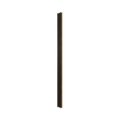 Stegu Linea Slim væglamel 265 x 15 cm panel sort / eg 3 elementer - 1 stk.