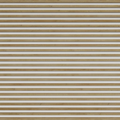 Stegu Linea Slim væglamel 265 x 15 cm panel i eg/hvid, 3 dele - 1 stk.