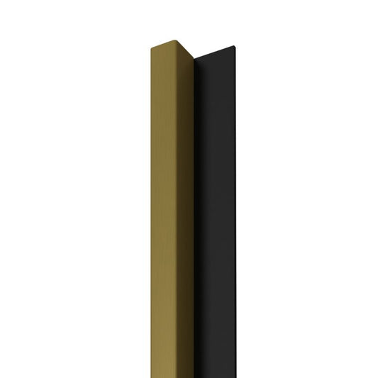 Stegu Linea Slim væglamel 265 x 5,4 cm panel i guld/sort – 1 stk.
