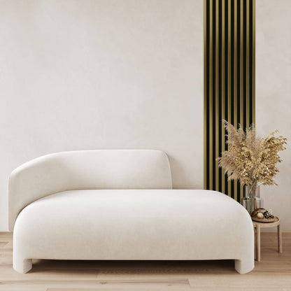Stegu Linea Slim væglamel 265 x 5,4 cm panel i guld/sort – 1 stk.