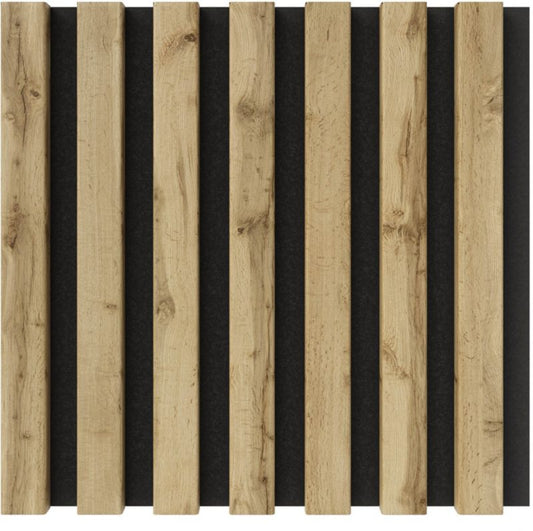 Lamel mini Vertical Line 300 x 300 mm mat-sort / wotan-eg