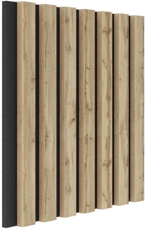 Lamel mini Vertical Line 300 x 300 mm mat-sort / wotan-eg
