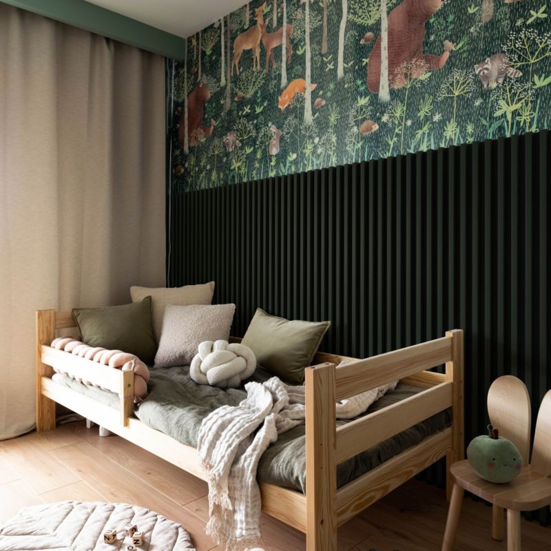 Stegu Linea Comfort væglamel 5 dele Botanic sort