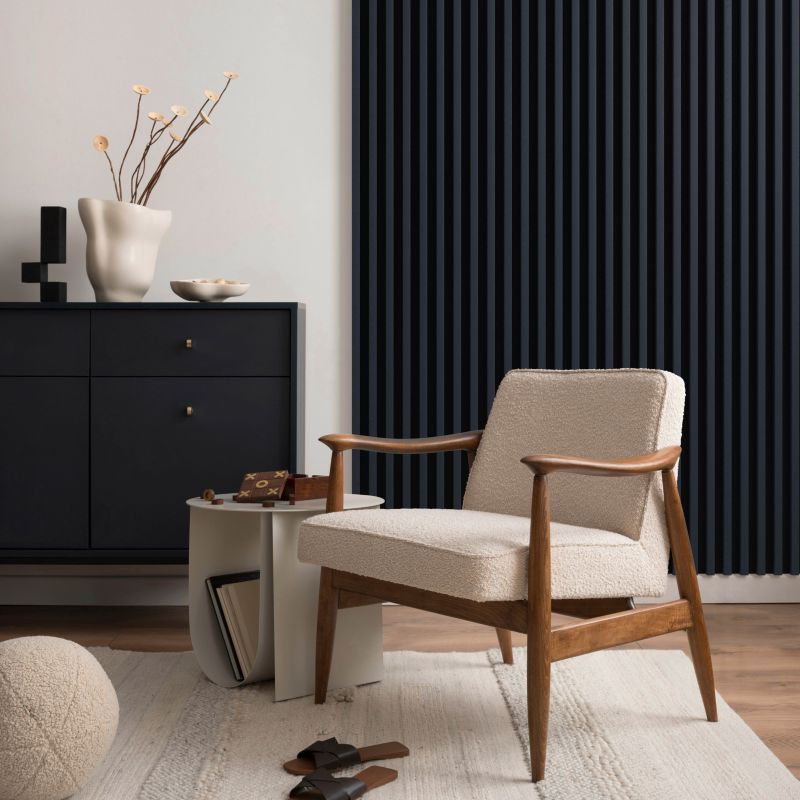 Stegu Linea Comfort woodblue væglamel