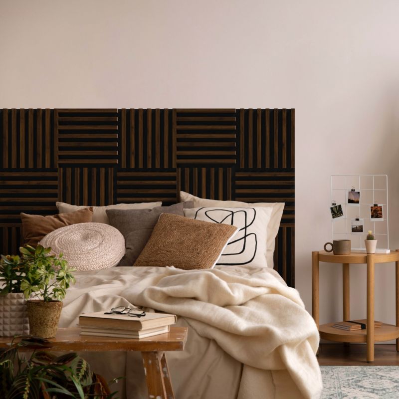 Stegu Linea Hazelnut mini sort væglamel