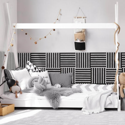 Stegu Linea Urban mini sort væglamel