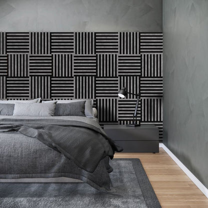 Stegu Linea Urban mini sort væglamel