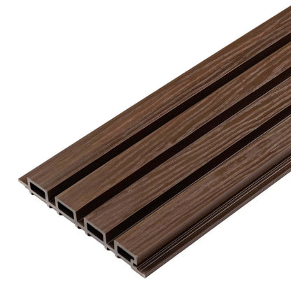 Lamelfacadepanel Komposit 21,9x290 cm Walnut