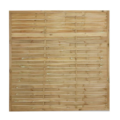 Lamelhegn 180x180 cm Fyrretræ Natur