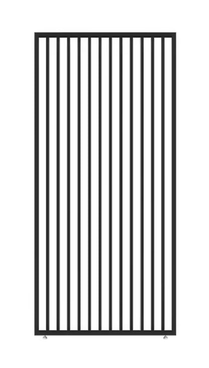 Lamellpanel Lodret til Pergola 113,3x233,5 cm Antracit