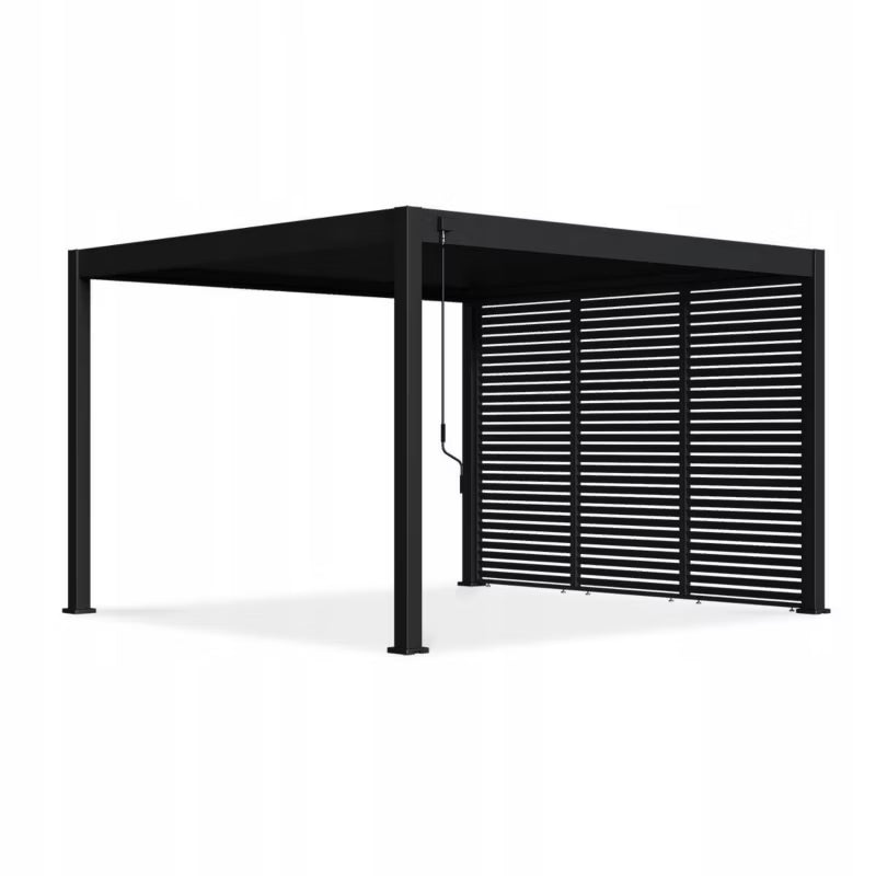 Lamelside til Pergola 113,3x233,5 cm Antracit