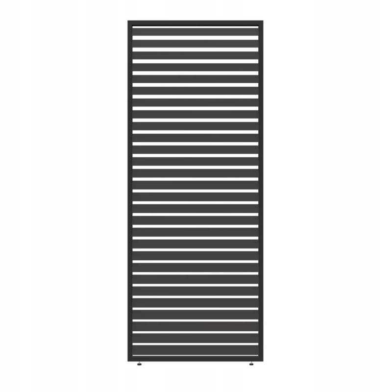 Lamelside til Pergola 113,3x233,5 cm Antracit