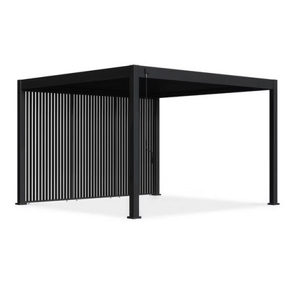 Lamelside til Pergola 123,5x233,5 cm Antracit