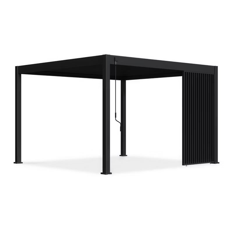 Lamelside til Pergola 123,5x233,5 cm Antracit