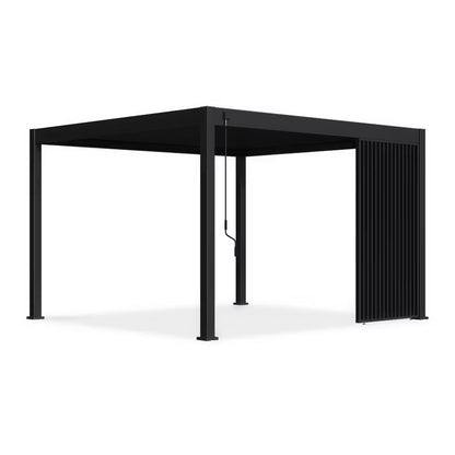 Lamelside til Pergola 123,5x233,5 cm Antracit