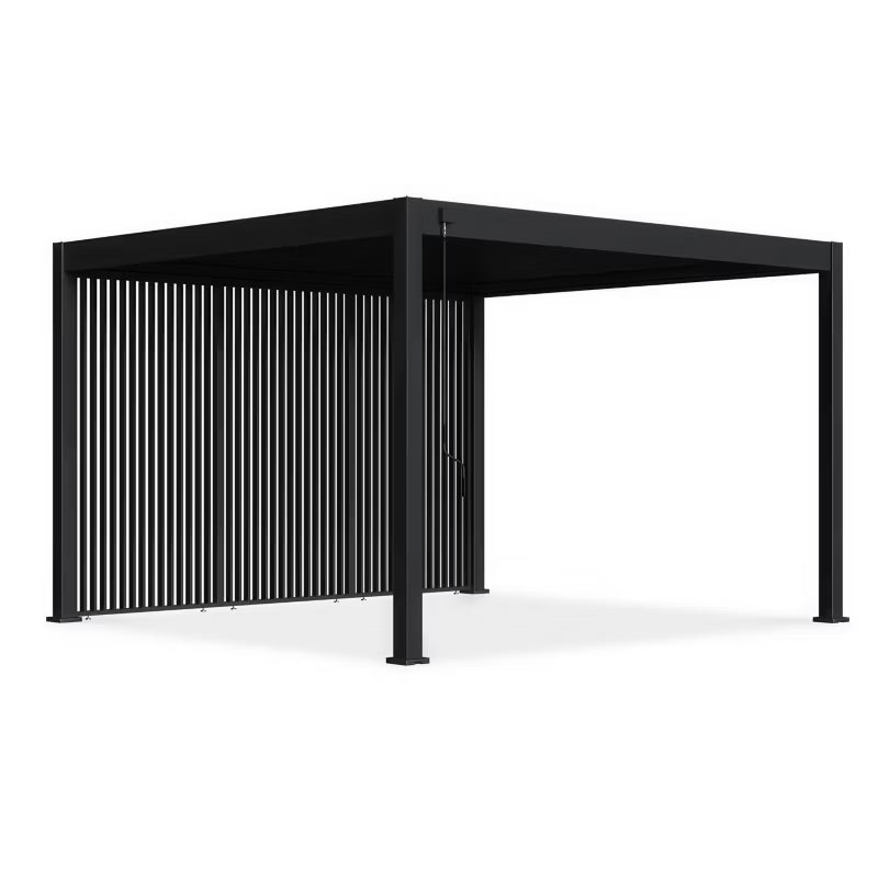 Lamelside til Pergola 123,5x233,5 cm Antracit