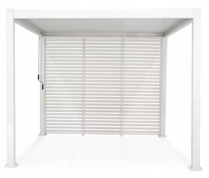 Lamelsidepanel til Pergola 123,5x239 cm Hvid