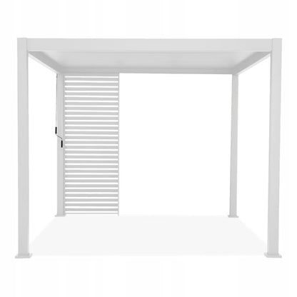 Lamelsidepanel til Pergola 123,5x239 cm Hvid