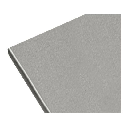Laminatbordplade 2,8x60x305 cm Aluminium