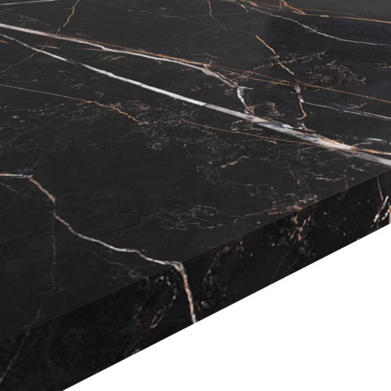 Laminatbordplade 62x300 cm Mørk Marmor 2,8 cm