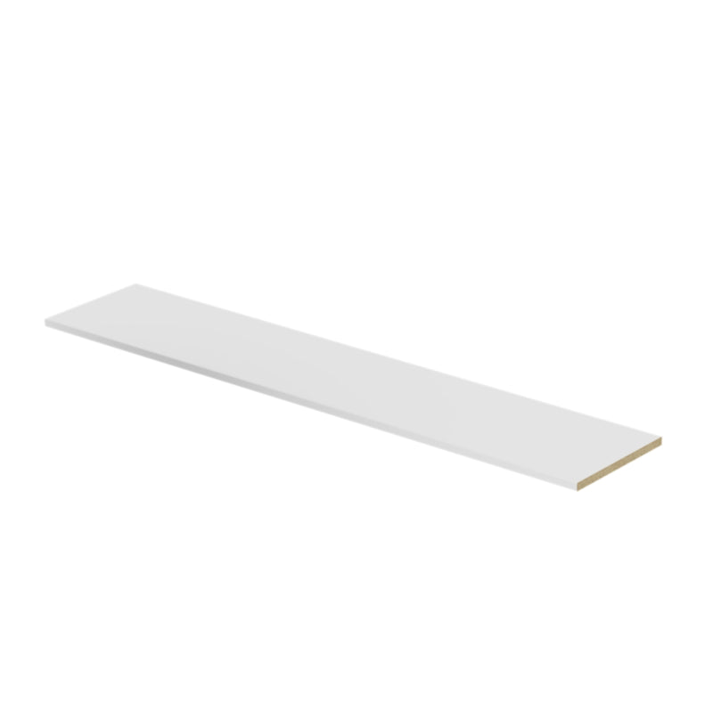Laminatbordplade Berberis 300x62 cm Hvid Mat