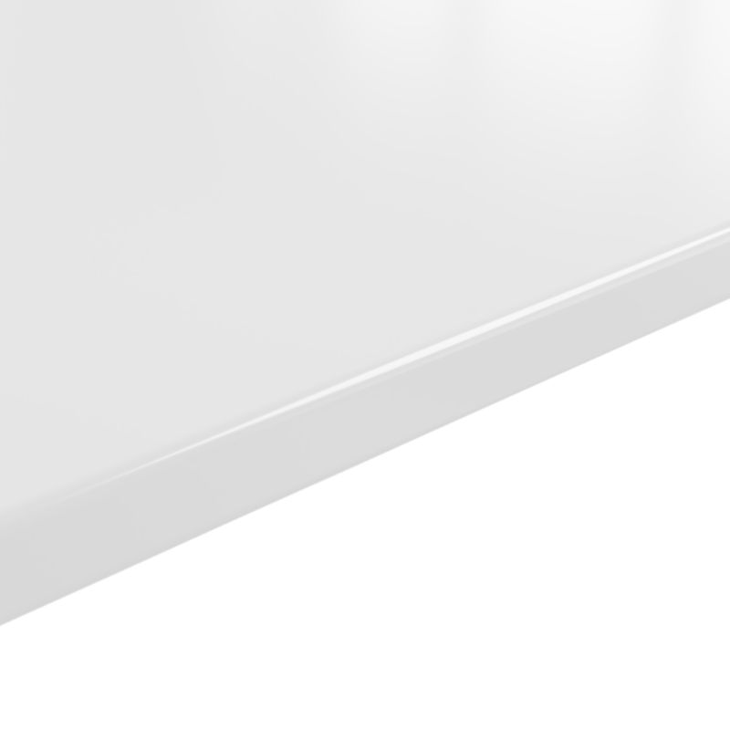 Laminatbordplade Berberis 3,8x62x300 cm Hvid Blank