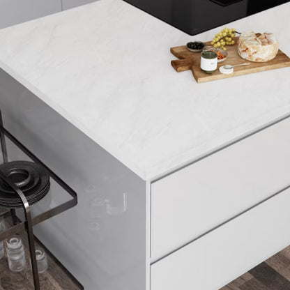 Laminatbordplade Berberis 3,8x62x300 cm Neutral Silk Stone