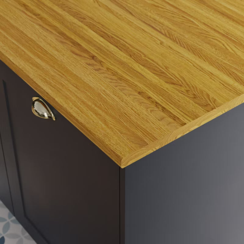 Laminatbordplade Berberis 62x300 cm Træstruktur Mat