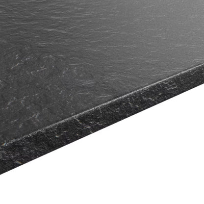 Laminatbordplade Neutral Black Terra 62x300 cm Sort Mat