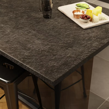 Laminatbordplade Neutral Black Terra 62x300 cm Sort Mat