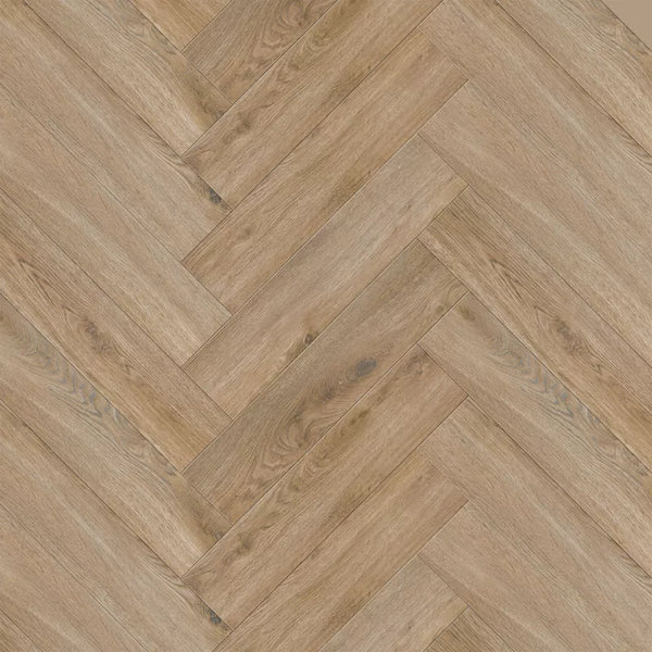 Laminatgulv Sildebensmønster Brun 1,84 m² AC5