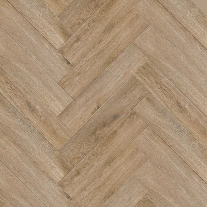 Laminatgulv Sildebensmønster Brun 1,84 m² AC5