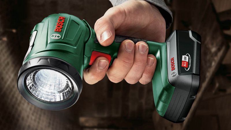 Bosch 18 V akkuarbejdslampe uden batteri