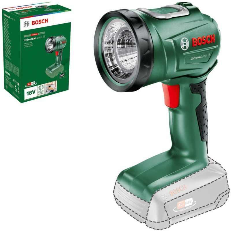 Bosch 18 V akkuarbejdslampe uden batteri