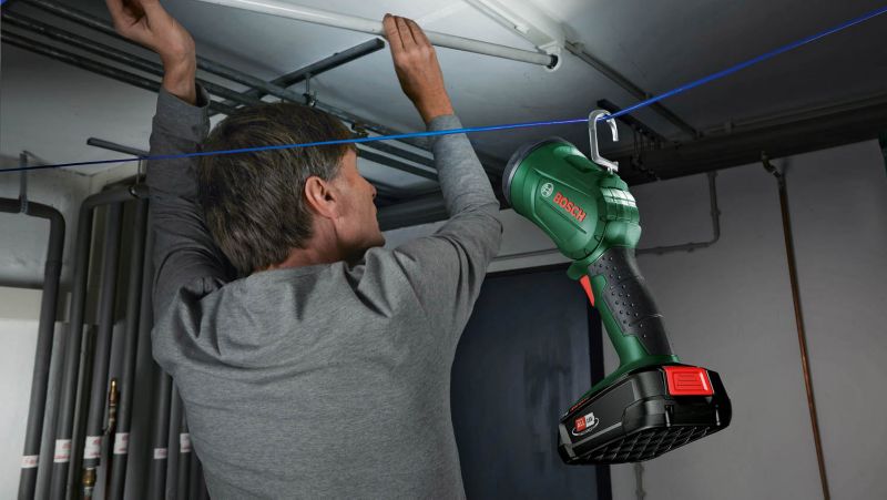 Bosch 18 V akkuarbejdslampe uden batteri