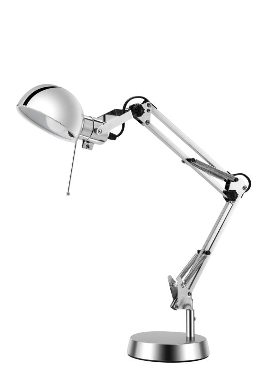 GoodHome Bakossi 1-punkts bordlampe E14 krom
