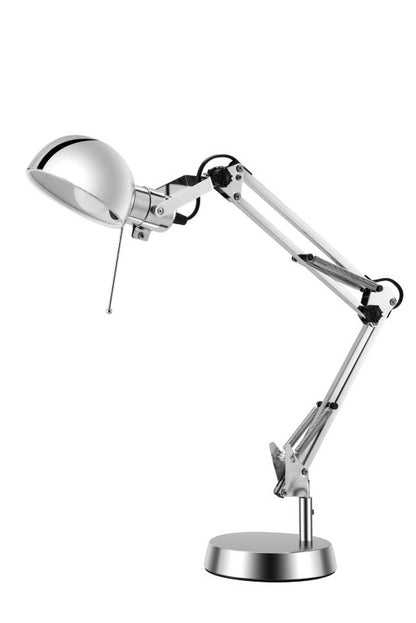 GoodHome Bakossi 1-punkts bordlampe E14 krom