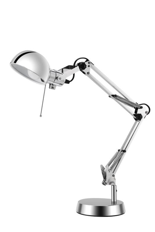 GoodHome Bakossi 1-punkts bordlampe E14 krom