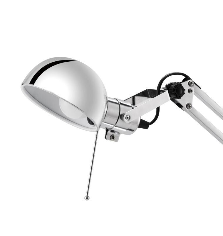 GoodHome Bakossi 1-punkts bordlampe E14 krom