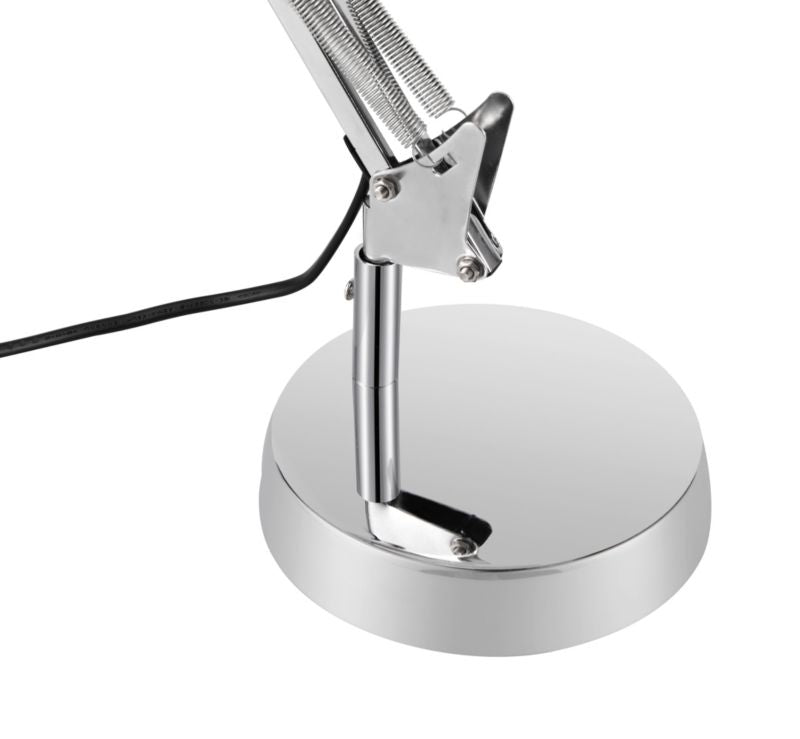 GoodHome Bakossi 1-punkts bordlampe E14 krom