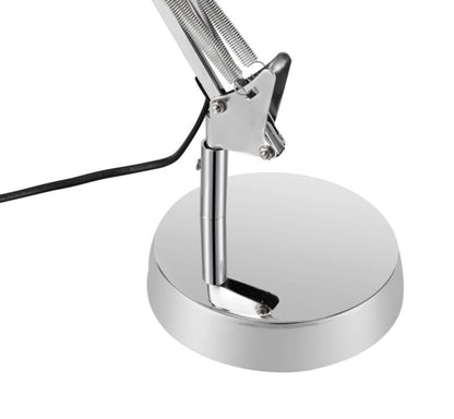 GoodHome Bakossi 1-punkts bordlampe E14 krom