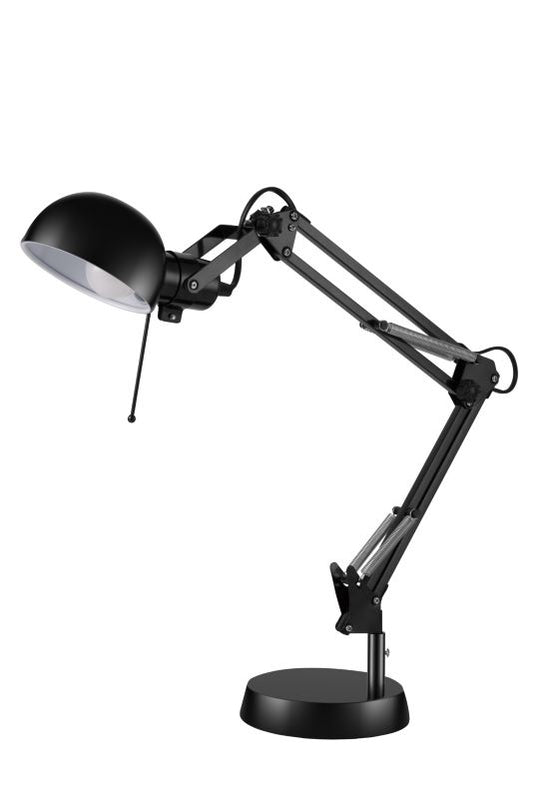 GoodHome Bakossi skrivebordslampe 1-punkts E14 mat-sort