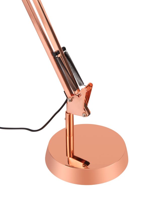 GoodHome Bakossi 1-punkts bordlampe E14 kobber