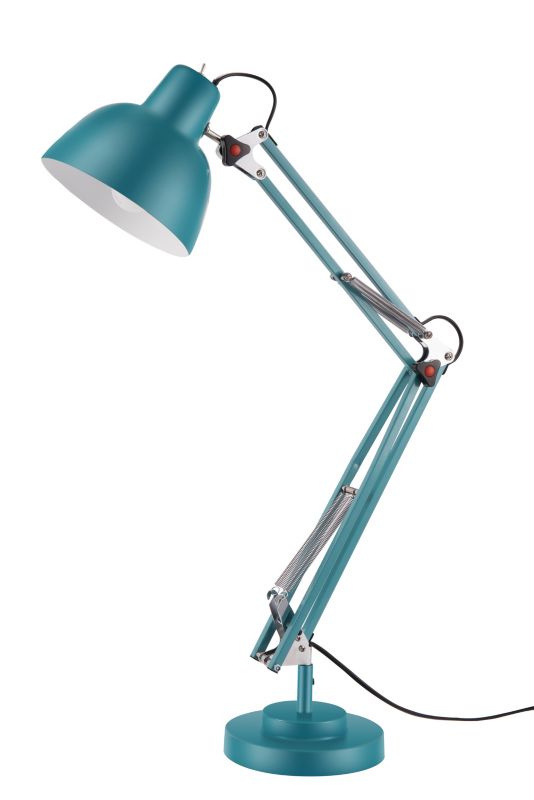 GoodHome Ginaz bordlampe 1-punkts E14 blå