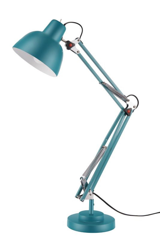 GoodHome Ginaz 1-punkts bordlampe E14 blå